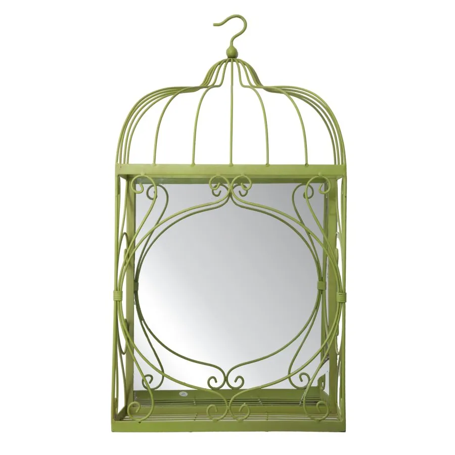 P/Wazy Metalowe z Lusterkiem do Zawieszenia 35x18x66 cm